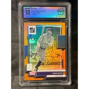 2022 Babe Ruth Holo Orange #229 Panini Donruss ArenaClub Graded GEM MINT 10
